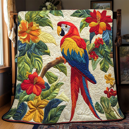 Scarlet Macaw Haven WJ0802039CL Quilt