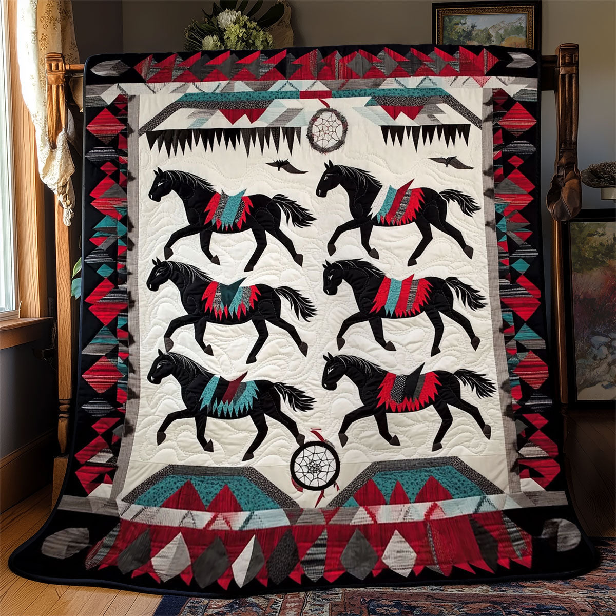 Tribal Gallop WJ1002036CL Quilt