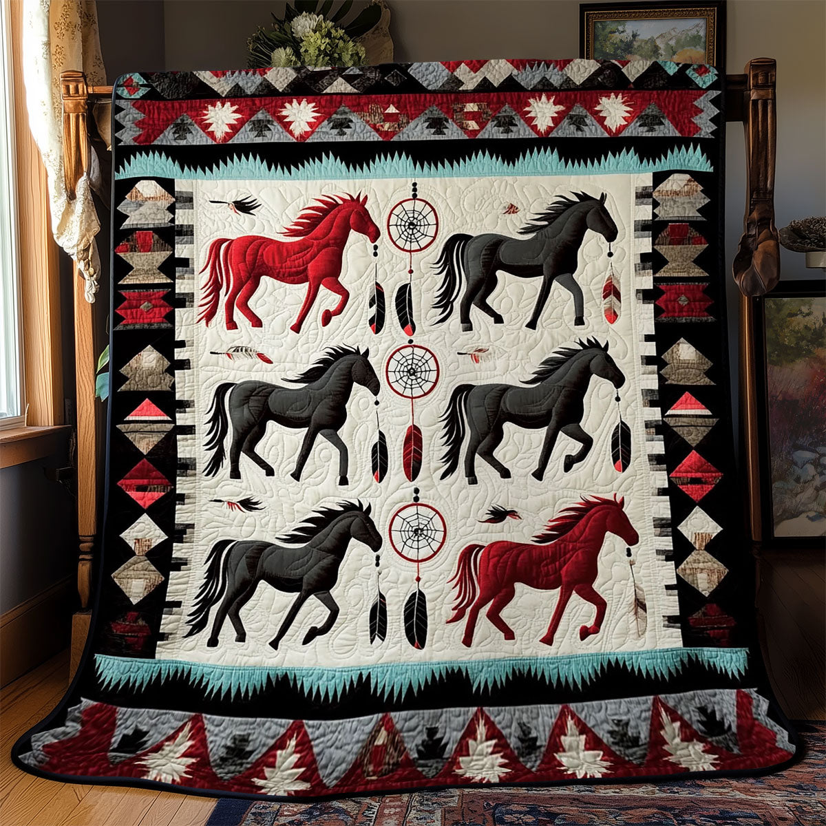 Tribal Gallop WJ1002037CL Quilt