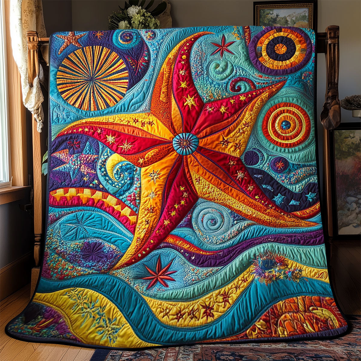 Vivid Starfish WJ2802039CL Quilt