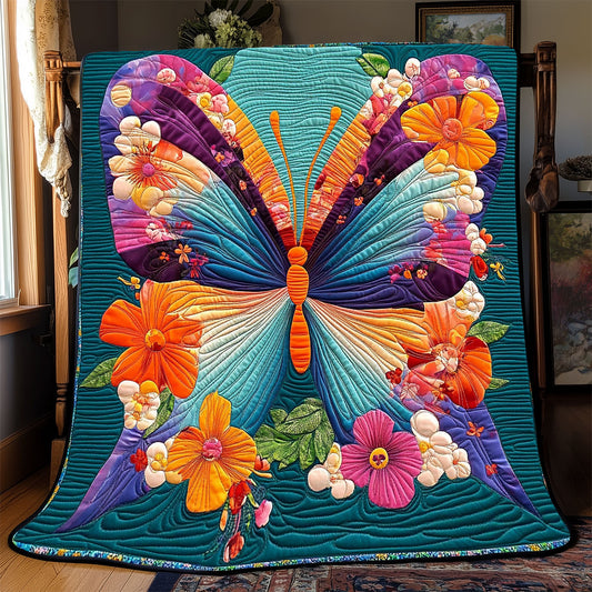 Mystic Butterfly Flower WX1003068CL Quilt