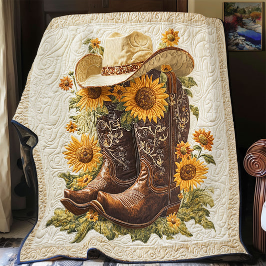 Mystic Cowboy Sunflower WX1003069CL Quilt