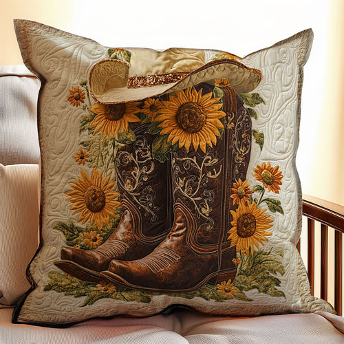 Mystic Cowboy Sunflower WX1003159CL Quilt Pillow Case