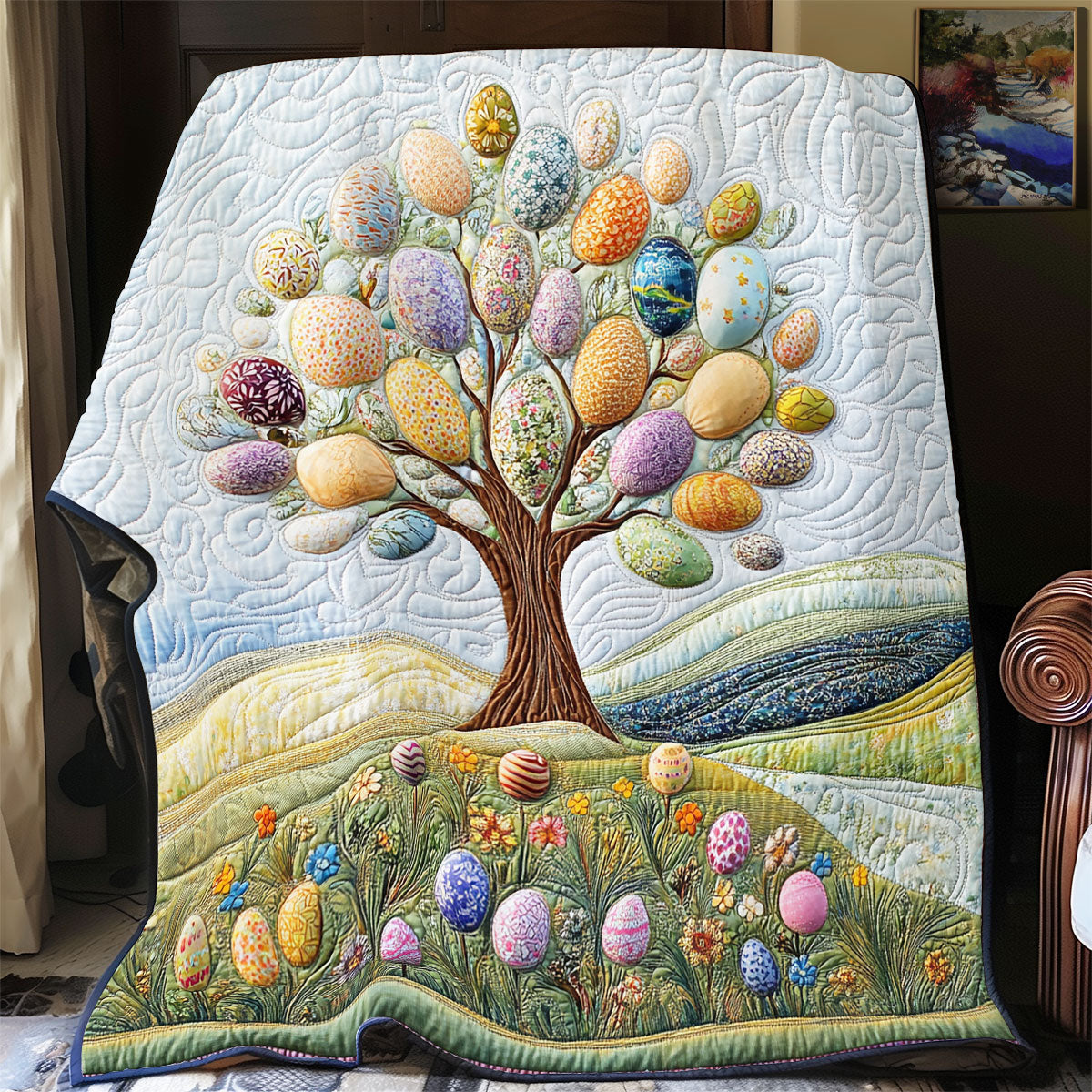 Mystic Easter Egg Tree WX0803049CL Quilt