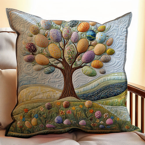 Mystic Easter Egg Tree WX0803130CL Quilt Pillow Case