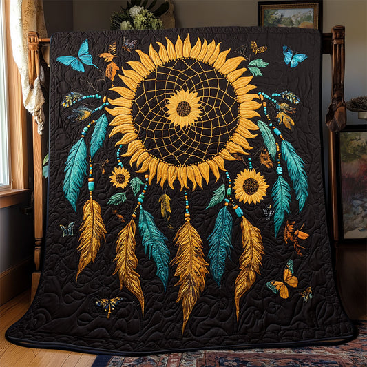 Mystic Sunflower Dreamcatcher WX1003072CL Quilt