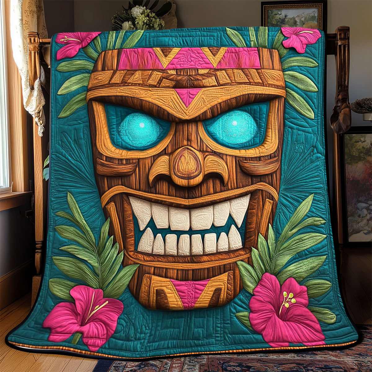 Mystic Tiki Mask WX1003074CL Quilt