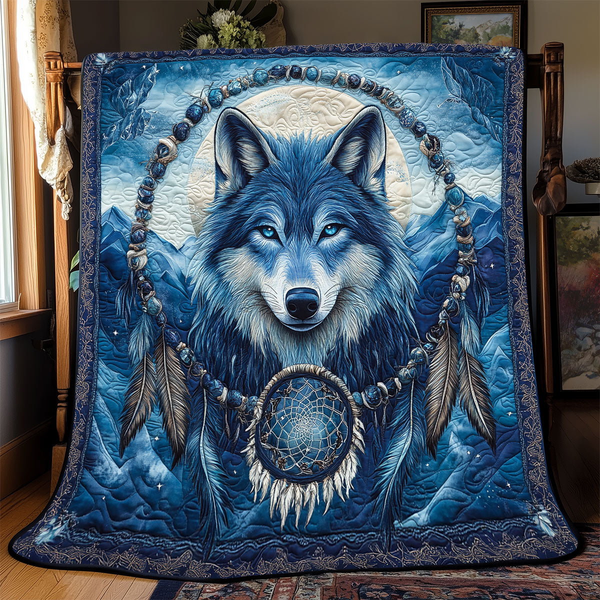 Mystic Wolf WX1403030CL Quilt