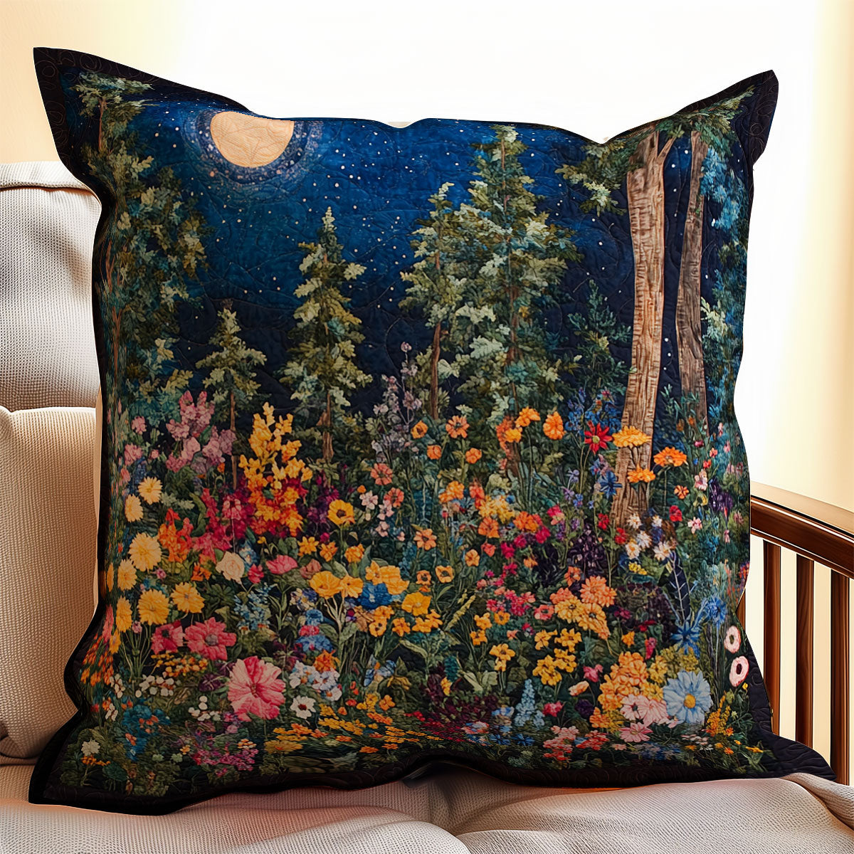 Night Forest WX0803133CL Quilt Pillow Case