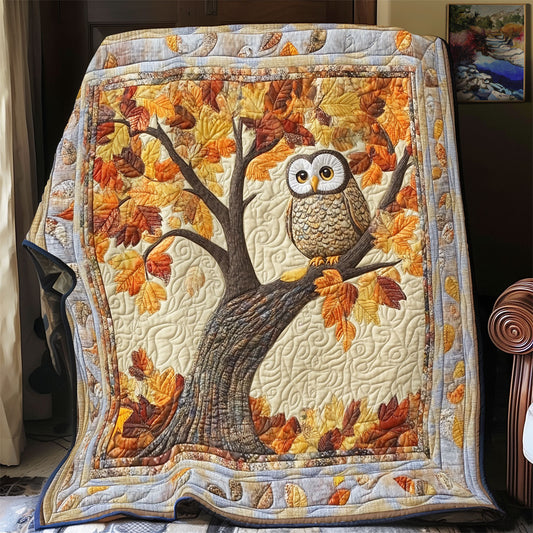 Owl Autumn WX1303027CL Quilt