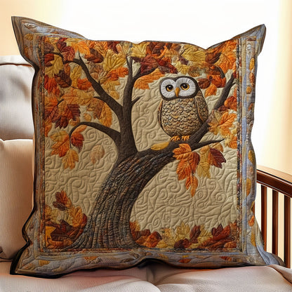 Owl Autumn WX1303065CL Quilt Pillow Case