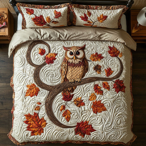 Owl Autumn WX1303094CL Duvet Cover Set