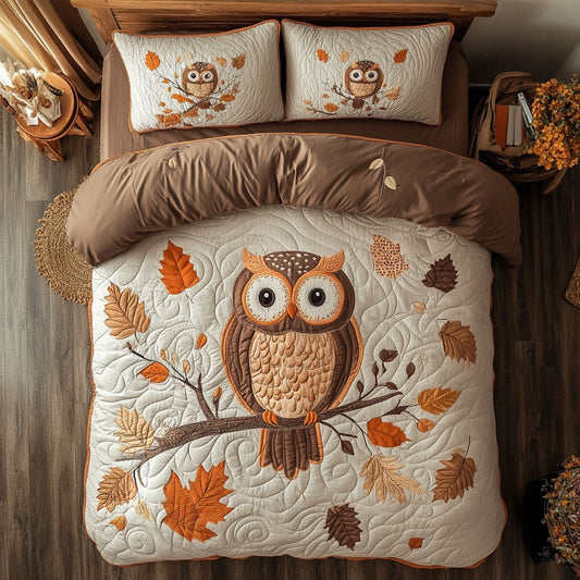 Owl Autumn WX2802153CL Duvet Cover Set