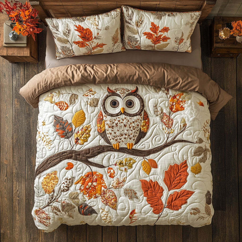 Owl Autumn WX2802154CL Duvet Cover Set