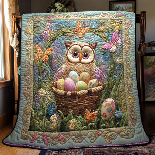 Owl Easter Day WX0803054CL Quilt