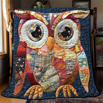 Owl Patchwork WX0603105CL Quilt