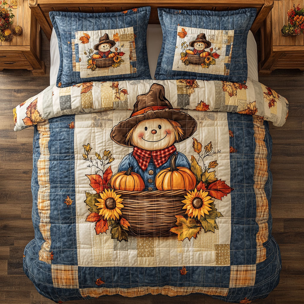 Patchwork Scarecrow WX0303039CL Duvet Cover Set