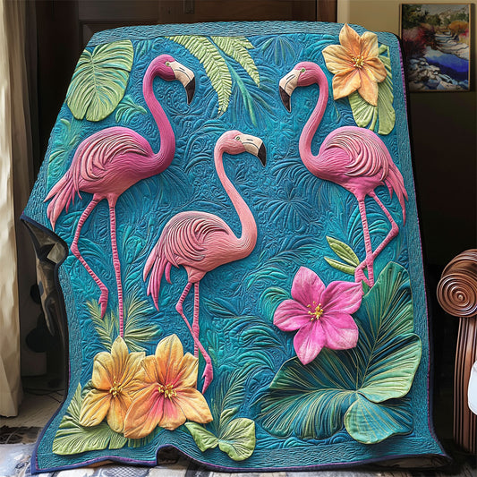 Pinky Flamingo WX0603109CL Quilt