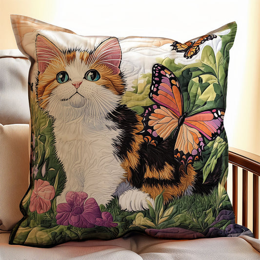 Playful Cat WX1403066CL Quilt Pillow Case