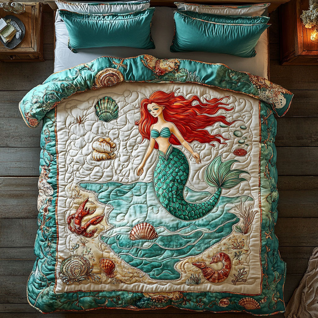 Pretty Mermaid WX1303098CL Duvet Cover Set