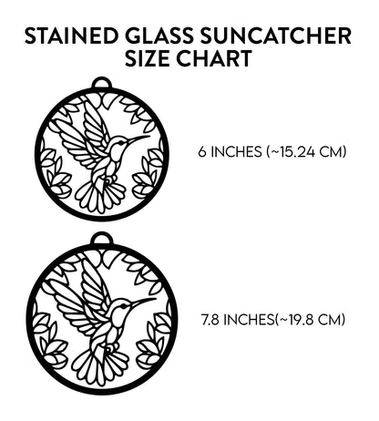 Snowflake WJ0701040CL Stained Glass Suncatcher