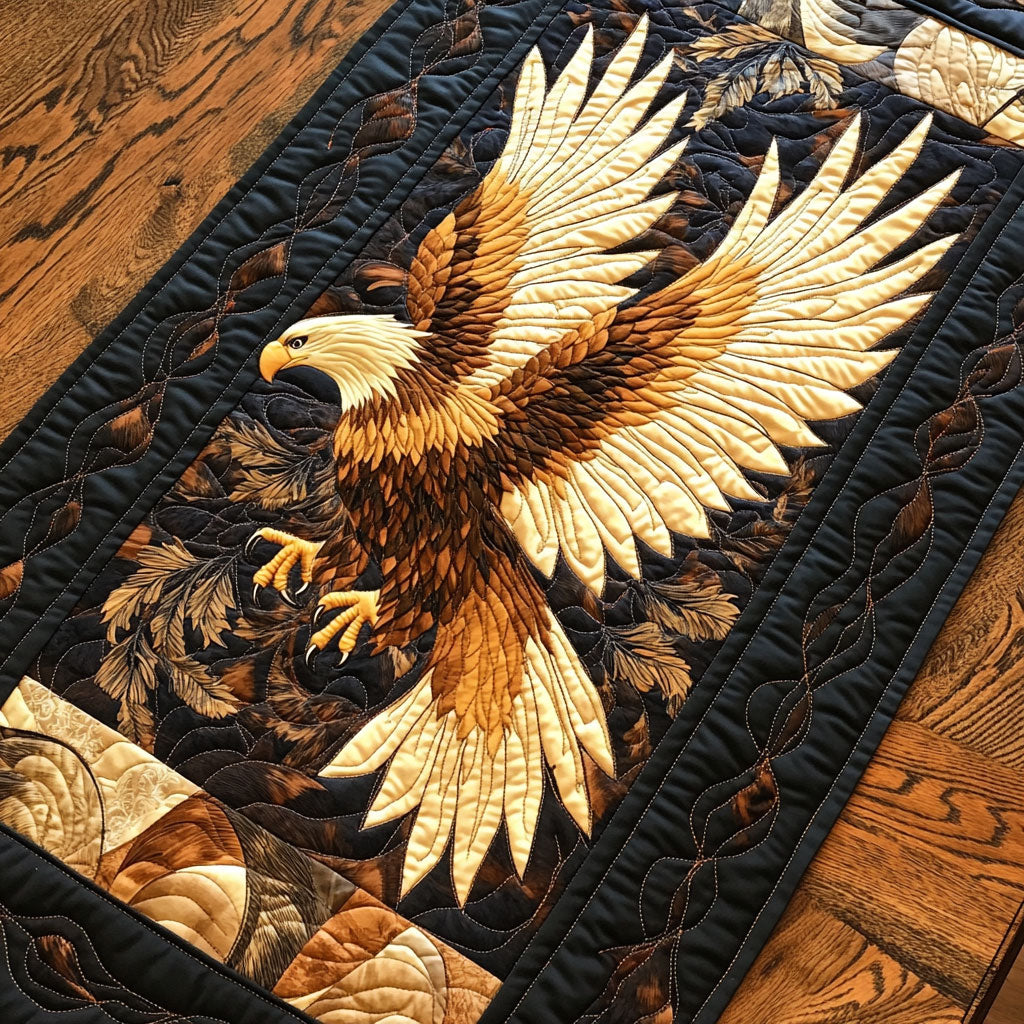 Spirit Eagle WX0703085CL Quilted Table Runner