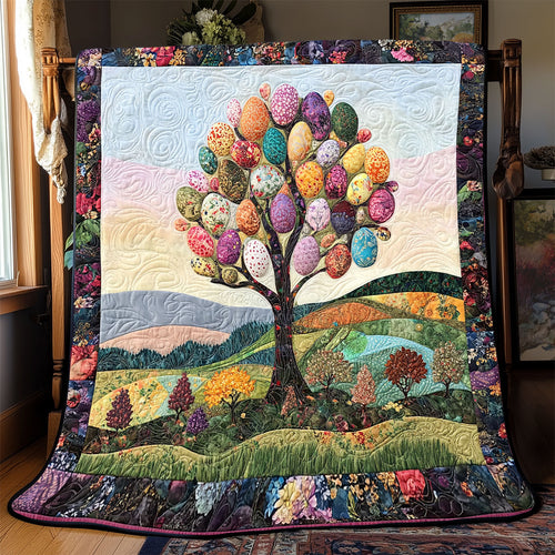 Spring Easter Egg Tree WX0803063CL Quilt