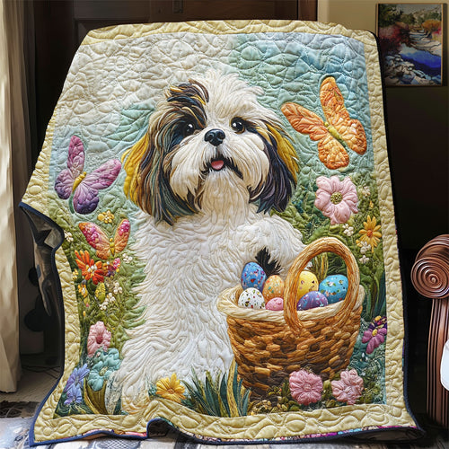 Spring Shih Tzu WX0803064CL Quilt