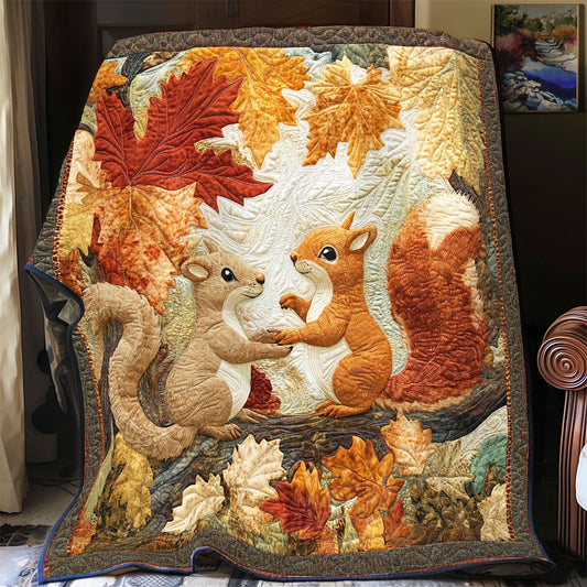 Squirrel Fall WX1303033CL Quilt