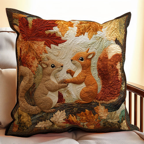 Squirrel Fall WX1303071CL Quilt Pillow Case