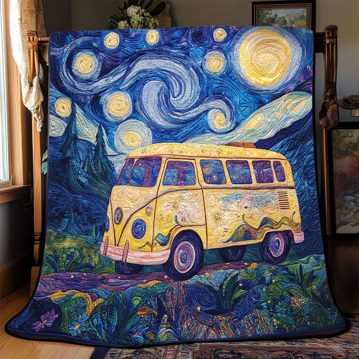 Starry Night Van WX0803065CL Quilt