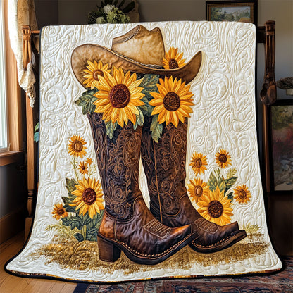 Sunflower Cowboy WX1003080CL Quilt