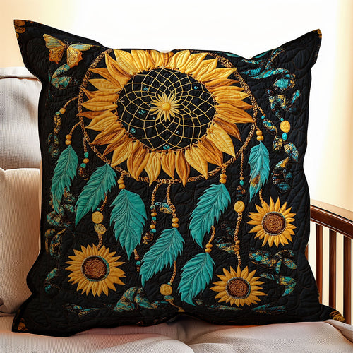 Sunflower Dreamcatcher WX1003171CL Quilt Pillow Case