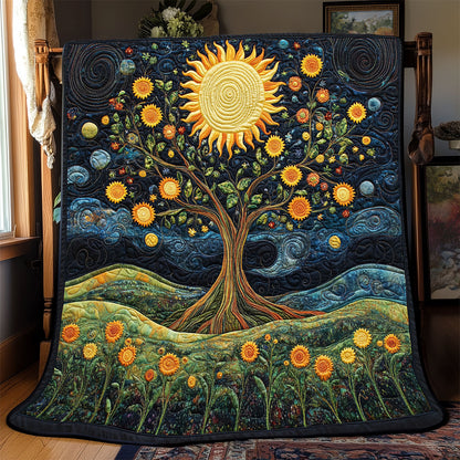 Sunflower Tree WX1003082CL Quilt