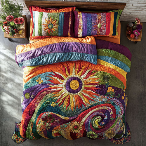 Sunshine Hippie WX0403053CL Duvet Cover Set