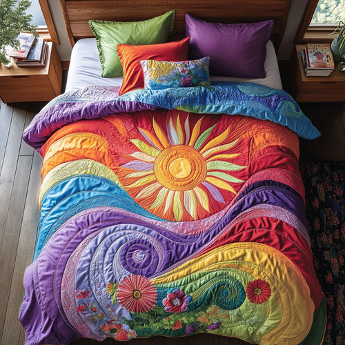 Sunshine Hippie WX0403055CL Duvet Cover Set