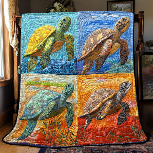 Turtle Patchwork WX0603115CL Quilt