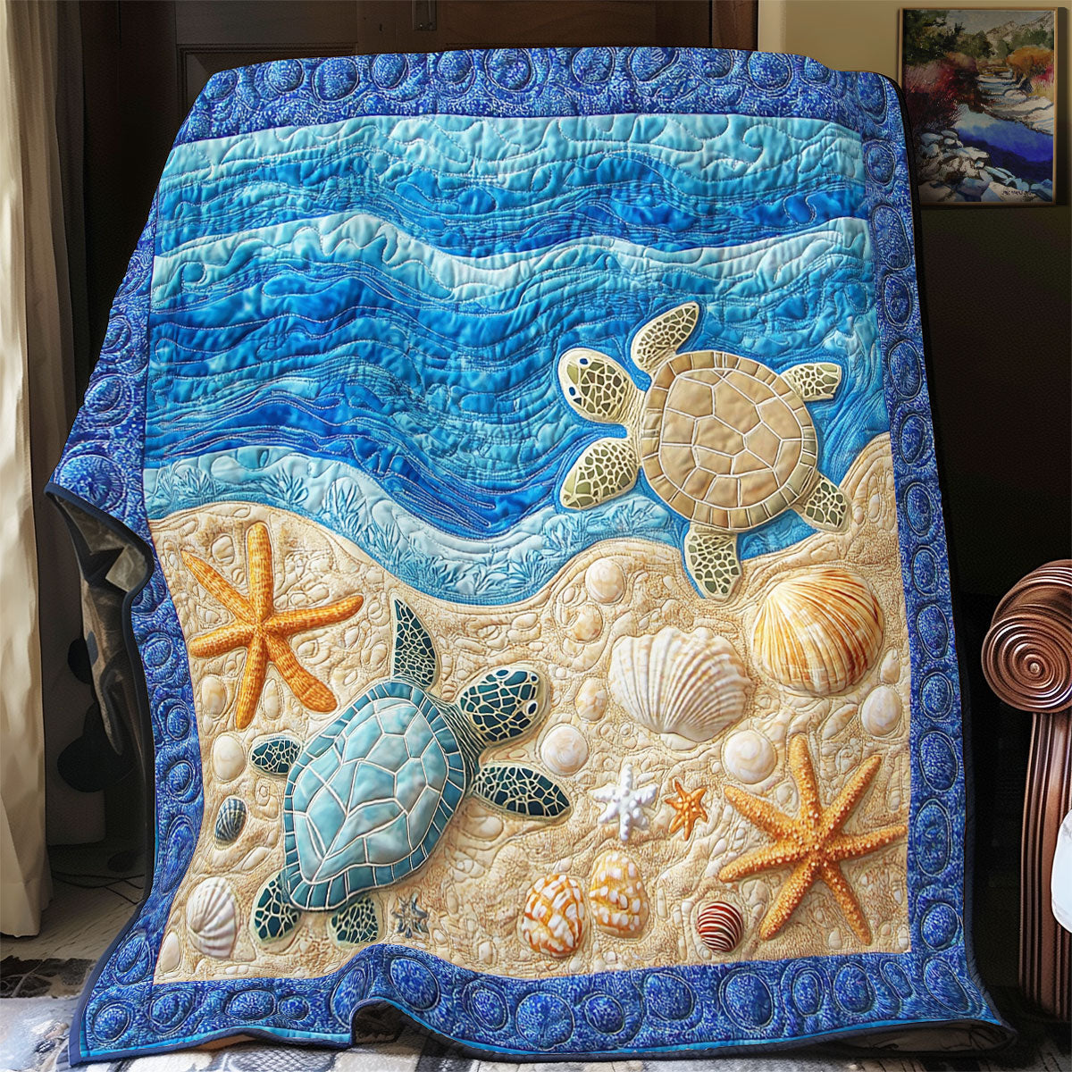 Turtle Serenity WX0803072CL Quilt