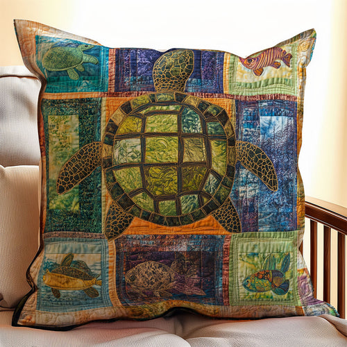 Turtle WX0603152CL Quilt Pillow Case