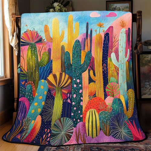 Vibrant Cactus WX1003086CL Quilt